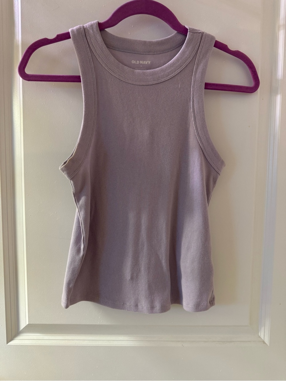 Old Navy Soft Lavender Ribbed Tank